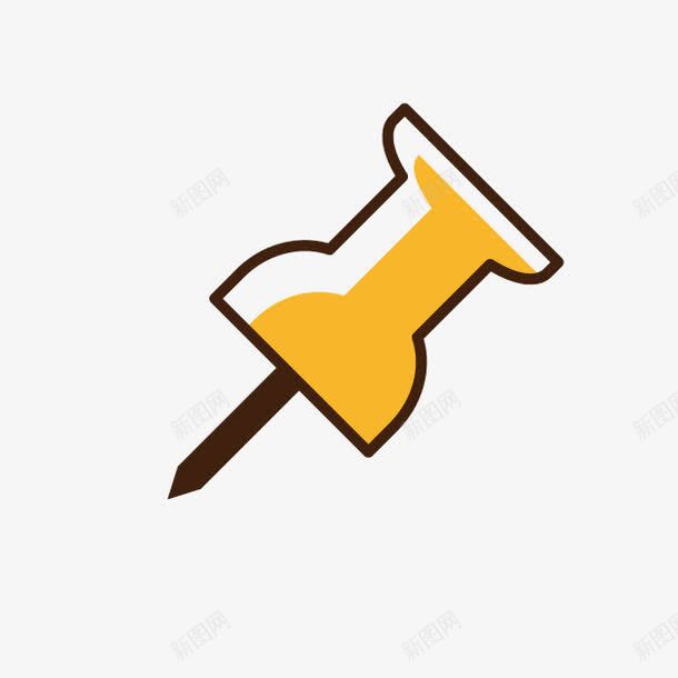 卡通手绘图钉png免抠素材_88icon https://88icon.com 办公室用品 卡通图钉 卡通文具 可爱图钉 可爱文具 图钉 学习文具 手绘图钉 文具