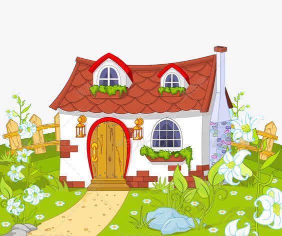乡间小屋png免抠素材_88icon https://88icon.com 卡通 可爱 小房子 建筑 房子 手绘 梦幻 田园 田园小屋 田园风 童年 童话 红色 绿色 花卉 草地小屋 野花
