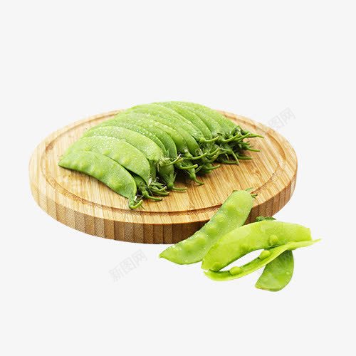 绿色新鲜有机荷兰豆png免抠素材_88icon https://88icon.com 产品实物 圆形菜板 新鲜荷兰豆 无公害 无污染 有机蔬菜 纯天然 绿色蔬菜 蔬菜 食材