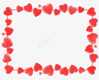 红色心形边框png免抠素材_88icon https://88icon.com 心形 文本框 桃心 相框 红色心形 边框
