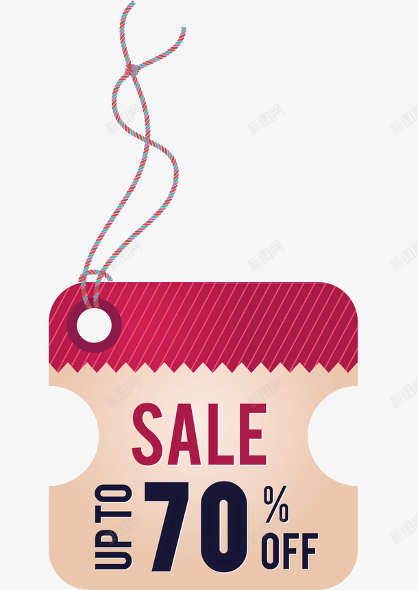促销标签模板矢量图ai免抠素材_88icon https://88icon.com 70 SALE 七折 促销 促销标签 大甩卖 折扣 抢购 购物 矢量图