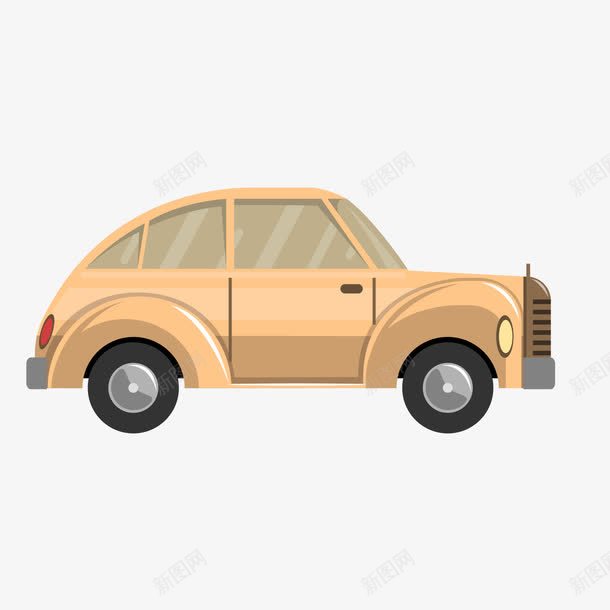 卡通复古老爷车png免抠素材_88icon https://88icon.com 交通工具 卡通 复古 老爷车 驾校招生