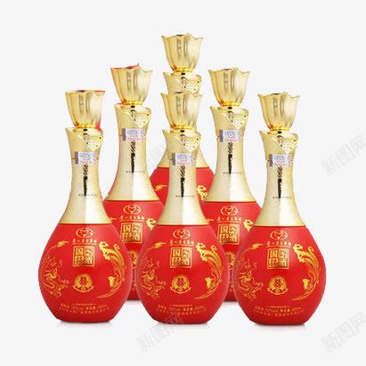 茅台国隆双喜酒png免抠素材_88icon https://88icon.com 产品实物 国隆双喜酒 婚宴喜酒 白酒 茅台