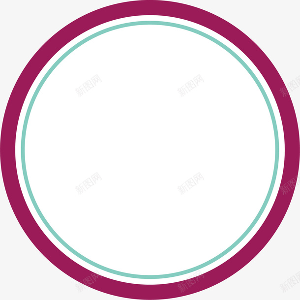 紫蓝色同心圆手绘矢量图ai免抠素材_88icon https://88icon.com 卡通 图形 圆形 手绘 空白 紫色 规则 矢量图
