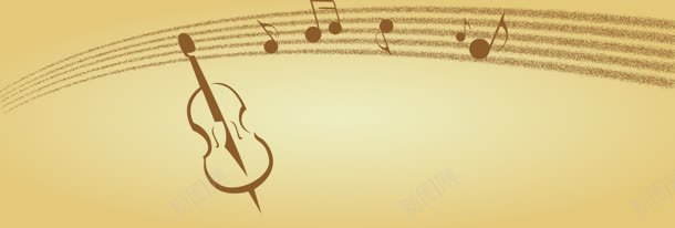 音乐简约金色背景bannerjpg设计背景_88icon https://88icon.com banner 简约 背景 金色 音乐