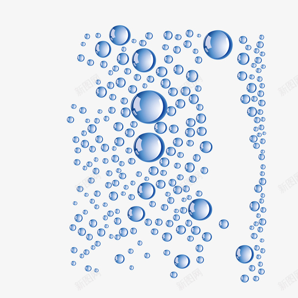 大小升腾的水珠水泡矢量图ai免抠素材_88icon https://88icon.com 升腾的 大小 小水泡 水泡 水珠 矢量图