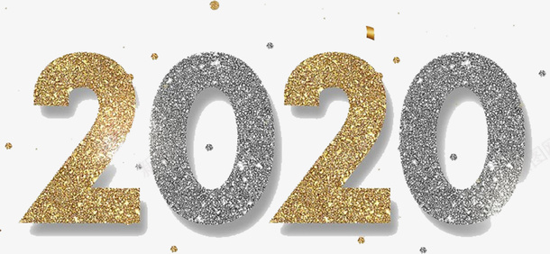 2020新年数字闪耀png免抠素材_88icon https://88icon.com 2020 数字 新图网 新年 闪耀数字