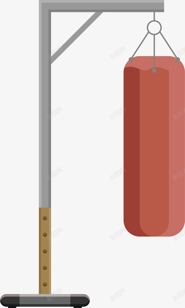 卡通健身器材拳击沙袋矢量图ai免抠素材_88icon https://88icon.com 举重 体育 健身 健身房 健身馆 卡通 器材 拳击沙袋 文体 活动 运动 锻炼 矢量图