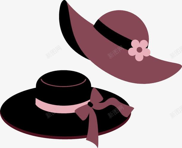 女士遮阳帽png免抠素材_88icon https://88icon.com 卡通 女士 帽子 粉色系 遮阳帽