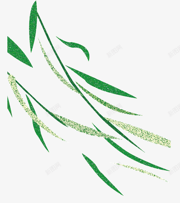 绿色飘扬柳叶柳树png免抠素材_88icon https://88icon.com 手绘 春季 柳叶 柳叶PNG 绿色叶 飘扬