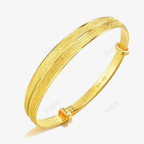 周生生足金首饰品开口黄金手镯女png免抠素材_88icon https://88icon.com 产品实物 双十一宝贝 电商产品