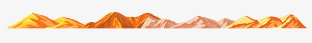 手绘山脉png免抠素材_88icon https://88icon.com 小山 山峦 山间 手绘山 远山