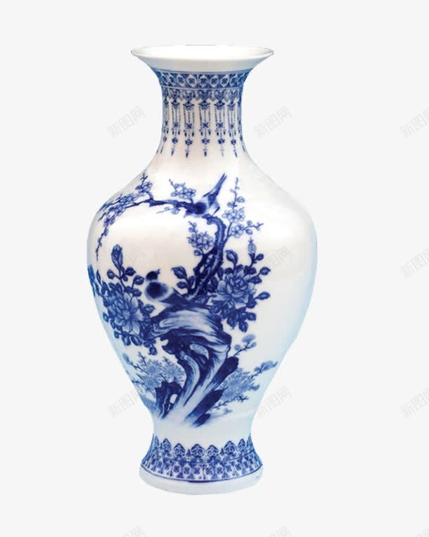 青花瓷花瓶png免抠素材_88icon https://88icon.com 古董 古风瓷瓶 花瓶 青花瓷花瓶