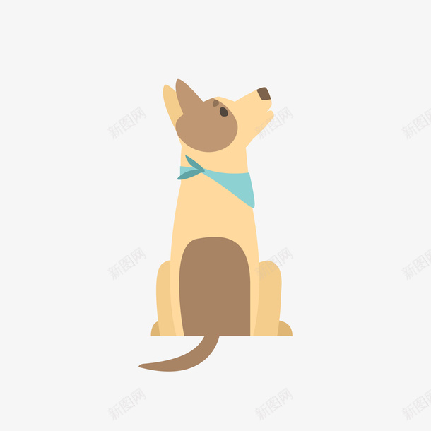 仰望可爱彩色卡通萌犬png免抠素材_88icon https://88icon.com 仰望 卡通 可爱 宠物 彩色 忠诚 淡彩 淡色 狗狗 黄棕色