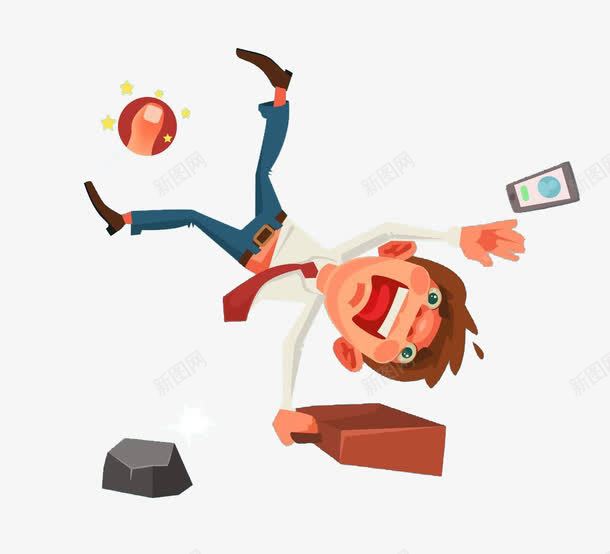 着急上班的男士不小心摔倒装饰Ppng免抠素材_88icon https://88icon.com 人跌倒 卡通手绘 危险 商业 害怕 提包的人 摔倒 摔倒跌倒 着急上班的男士不小心摔倒装饰PNG免费下载 石头 装饰 踩空男子