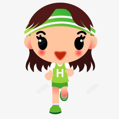 超可爱的卡通女孩png免抠素材_88icon https://88icon.com 人物 卡通 女孩 滑板 矢量素材 超可爱 跑步
