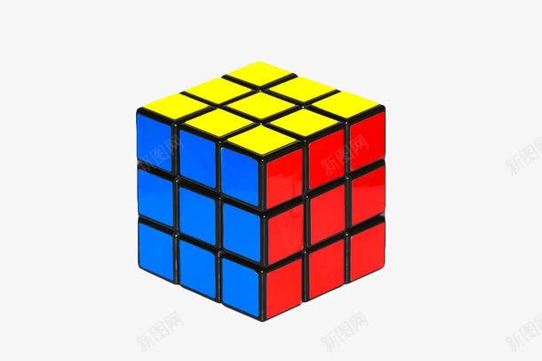 三阶魔方png免抠素材_88icon https://88icon.com 动手能力 开发智力 益智 魔方