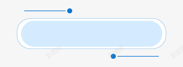简洁大方蓝色标题栏psd免抠素材_88icon https://88icon.com 新闻标题栏 电商标题栏 简洁 简约 线条 蓝色