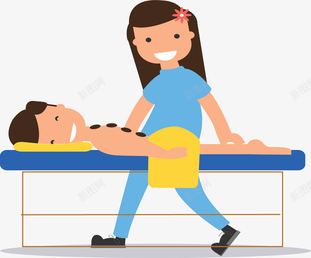 美容养生背部理疗png免抠素材_88icon https://88icon.com 按摩推拿 理疗 矢量png 美容 美容养生 背部理疗