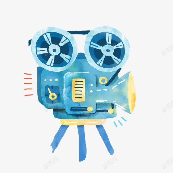 卡通放映机png免抠素材_88icon https://88icon.com 导演 录像 放映机 电影