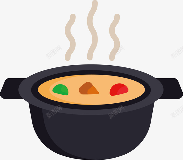 美味砂锅粉矢量图eps免抠素材_88icon https://88icon.com 热腾腾的粉 矢量砂锅 矢量砂锅粉 砂锅 砂锅粉 黑色砂锅 矢量图