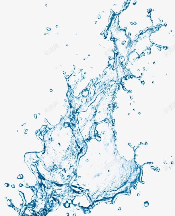 抛洒的水纹水滴png免抠素材_88icon https://88icon.com 抛洒的水 水滴 水纹 蓝色水