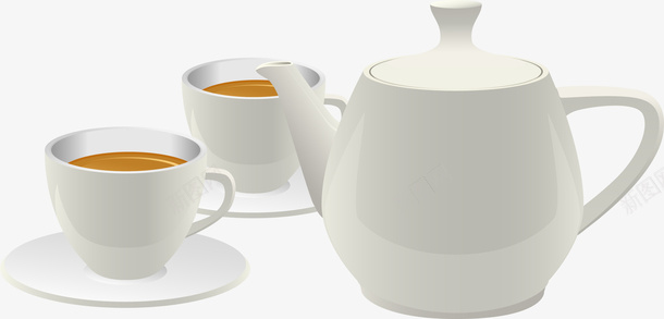 手绘白色茶壶矢量图ai免抠素材_88icon https://88icon.com 小清新 手绘 杯子 白色 碟子 简约 茶壶 茶水 矢量图