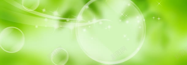 绿色泡泡清新背景bannerjpg设计背景_88icon https://88icon.com 音乐