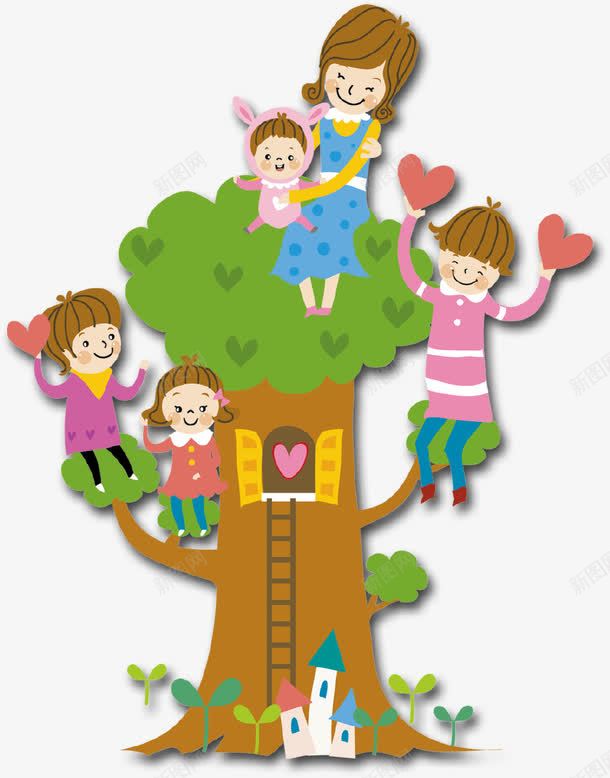 幼儿园老师孩子元素png免抠素材_88icon https://88icon.com 元素 孩子png 幼儿园 老师