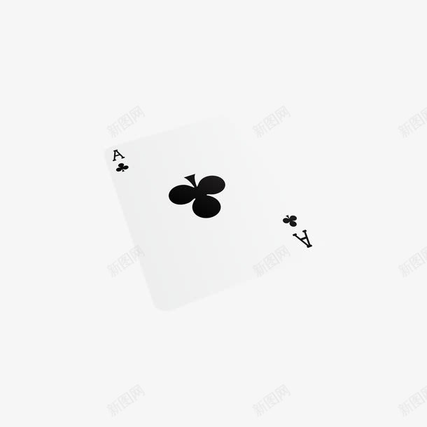 梅花A纸牌png免抠素材_88icon https://88icon.com A 梅花 纸牌