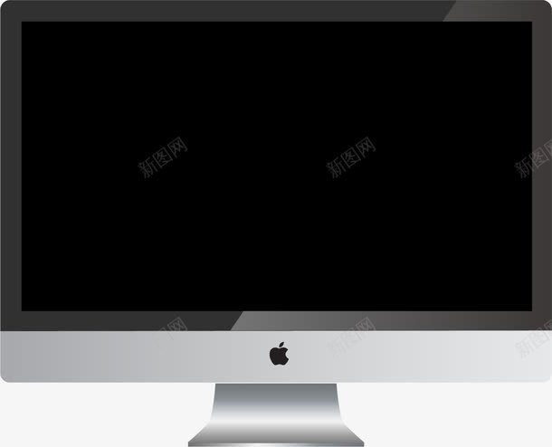 黑屏imacpng免抠素材_88icon https://88icon.com IMAC apple 一体机 苹果台式机 苹果电脑 黑屏