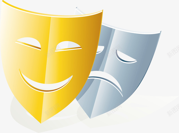面具单面面具矢量图ai免抠素材_88icon https://88icon.com 单面面具 面具 矢量图