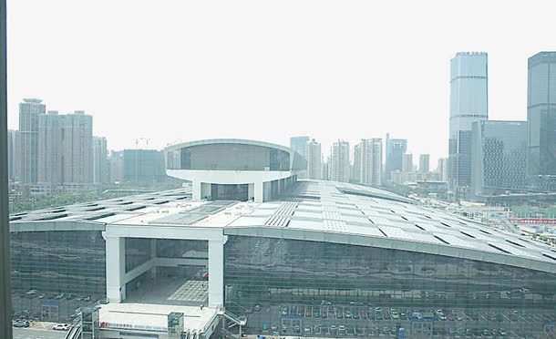 深圳会展中心全景png免抠素材_88icon https://88icon.com 会展中心 全景图片 商业中心 国际展览 深圳建筑