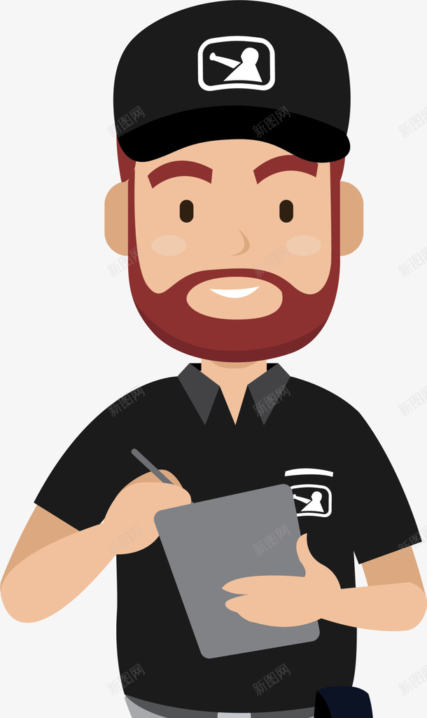 大胡子卡通运动教练png免抠素材_88icon https://88icon.com 体育教练 健康 大胡子教练 强身健体 教练老师 运动健身 锻炼 长胡子的男人