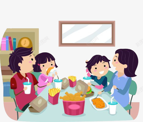 一起吃快餐的一家人png免抠素材_88icon https://88icon.com 一家爱人 午餐 吃饭 女子 就餐 座着 快餐 用膳 用饭 美女吃饭 美食 餐桌 餐饭