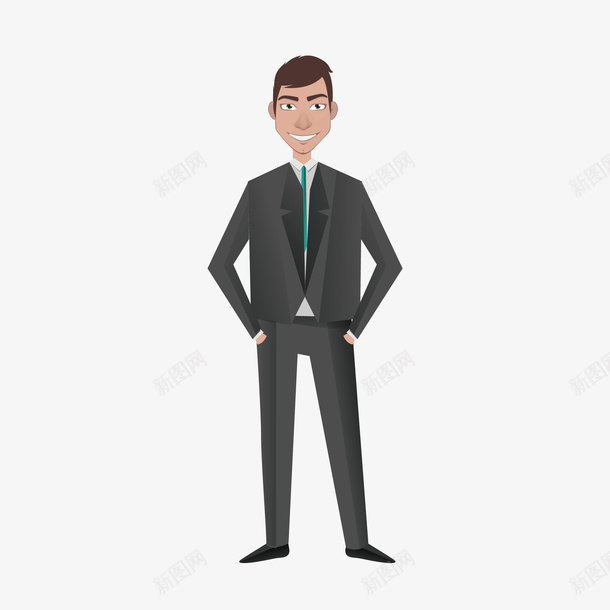 成功精英人士png免抠素材_88icon https://88icon.com png免抠图 人士 创意 卡通 商务 帅气 手绘 插口袋 时尚 精英 西服 霸气