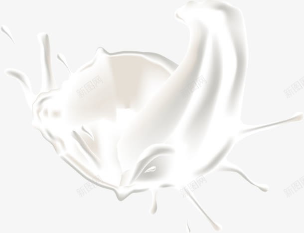 牛奶溅射png免抠素材_88icon https://88icon.com 液体 溅散 牛奶 纯牛奶