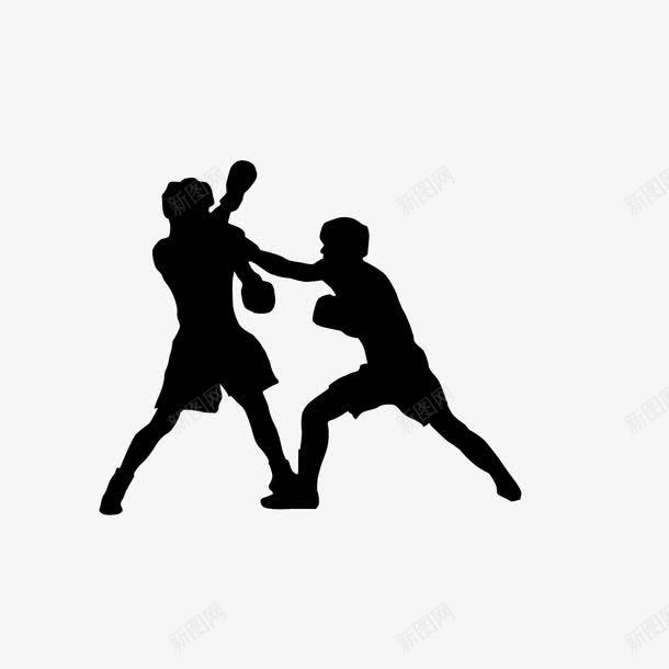 拳击手人物png免抠素材_88icon https://88icon.com 人物剪影 体育 体育运动 健身 剪影 拳击剪影 拳击对手素材 拳击手