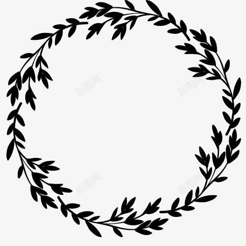 花环花边手绘边框png免抠素材_88icon https://88icon.com 平面设计 手绘 精美 花环 花边 装饰 设计 边框 陪衬