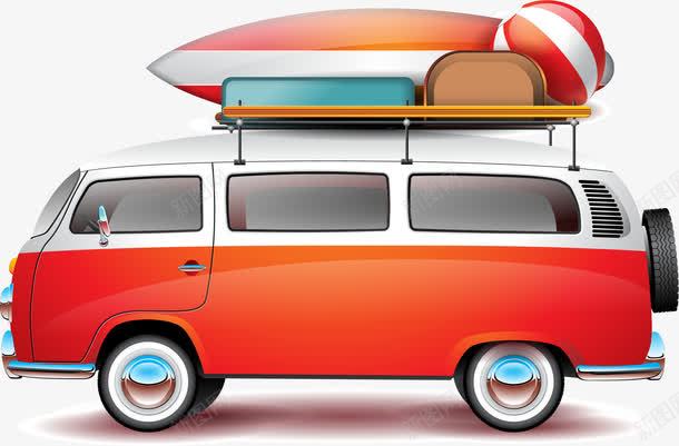 夏日度假旅游车png免抠素材_88icon https://88icon.com 夏天 夏季 夏日 度假 旅游 旅游车 汽车 沙滩 沙滩车 海滩 海边 行李车