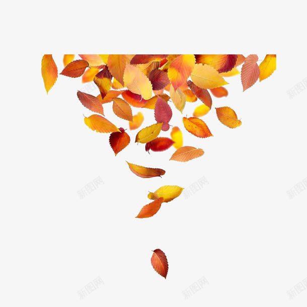秋风飘落中的枯叶png免抠素材_88icon https://88icon.com 枯黄的叶子 秋风中飘落 飘落效果 飘落的枯叶