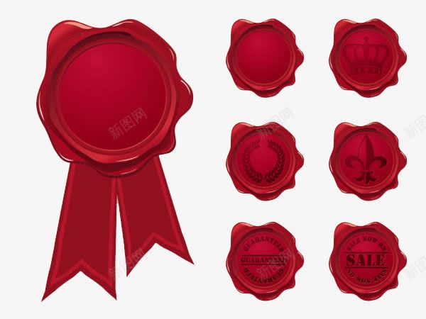 精美塑封png免抠素材_88icon https://88icon.com 印痕 图案 塑封 封印 火印 王冠 矢量素材 花边