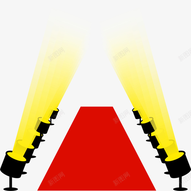 电影节卡通红毯灯光png免抠素材_88icon https://88icon.com 国际电影节 影视 拍电影 电影院 看电影 红毯 聚光灯 舞台灯光 镁光灯