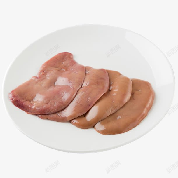 冰鲜猪腰png免抠素材_88icon https://88icon.com 产品实物 冰鲜猪腰 猪腰 生鲜 白色瓷盘 食材
