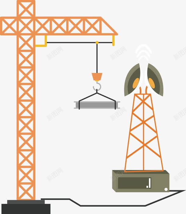 塔吊行车吊运货物png免抠素材_88icon https://88icon.com 卡通 吊运 塔吊 宇宙探索 工地 工地塔吊 火星 矢量图设计 科技 航车 行车 货物