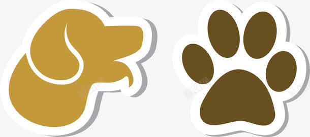 猎犬狗头和爪子png免抠素材_88icon https://88icon.com 人类的朋友 动物 小狗 捕猎 猎人 猎犬 猎狗