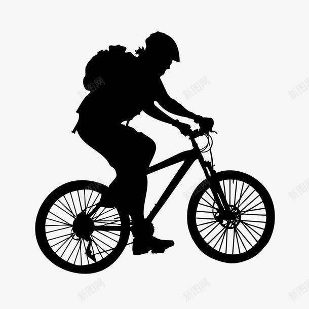 骑自行车的男人png免抠素材_88icon https://88icon.com 剪影 单车剪影 男人 自行车
