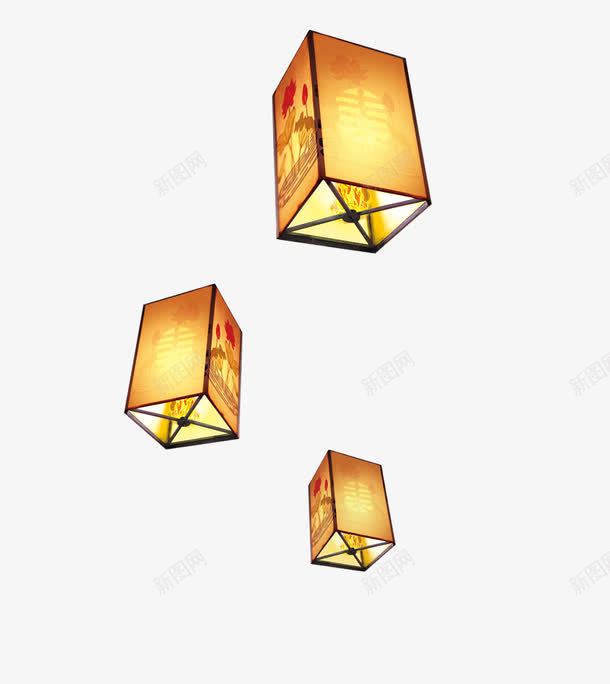 孔明灯psd免抠素材_88icon https://88icon.com 中国风 孔明灯
