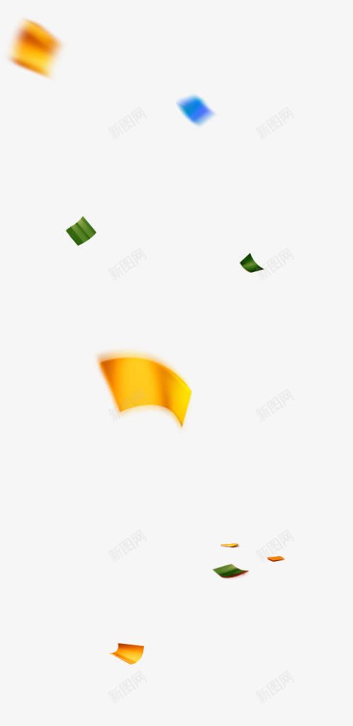 随风飘舞的彩色纸片png免抠素材_88icon https://88icon.com 彩色 纸片 飘舞