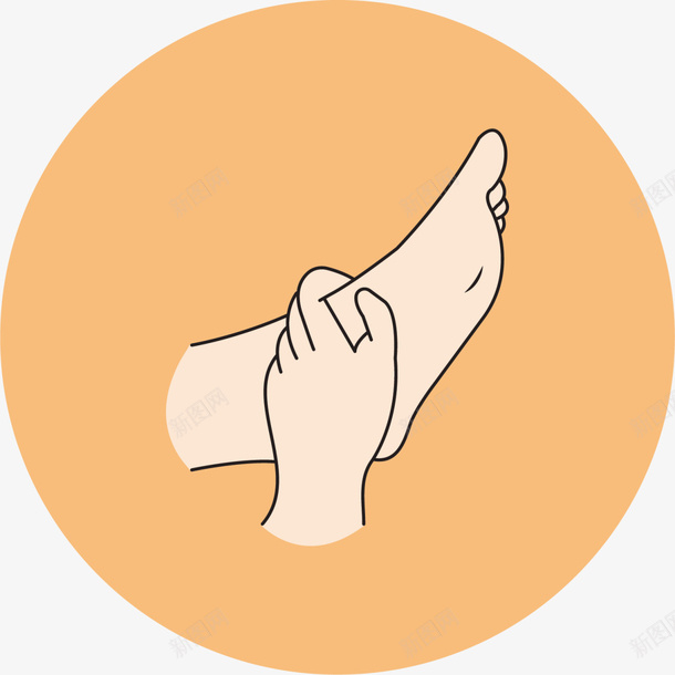足疗按摩黄色标签png免抠素材_88icon https://88icon.com SPA 护肤 美丽 美妆 美容院 脚底按摩 足疗按摩 黄色标签